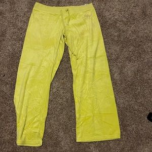 Yellow Juicy Couture Pants
